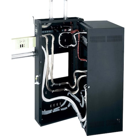 Middle Atlantic 18Sp/26D Wallrack Black DWR-18-26